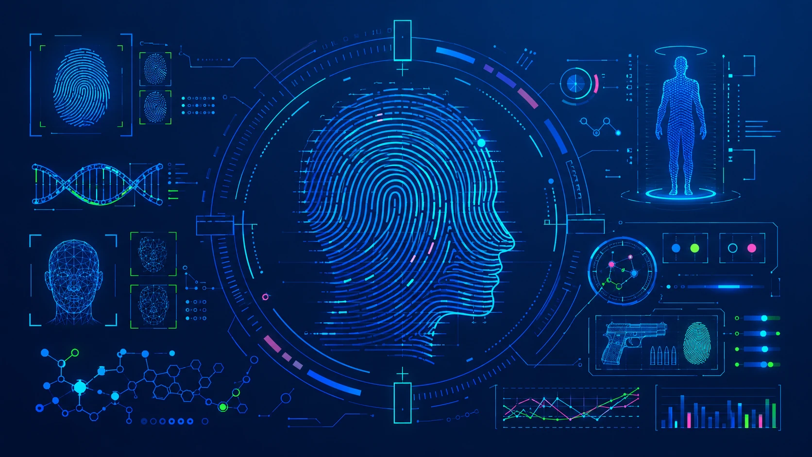 Digital forensics and biometric investigation